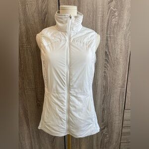 LULULEMON- White Puffer Vest size:8